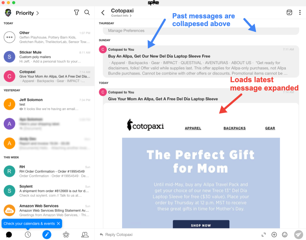 Gmail, Slack, iMessage or Just Use Spike - an in depth product review.