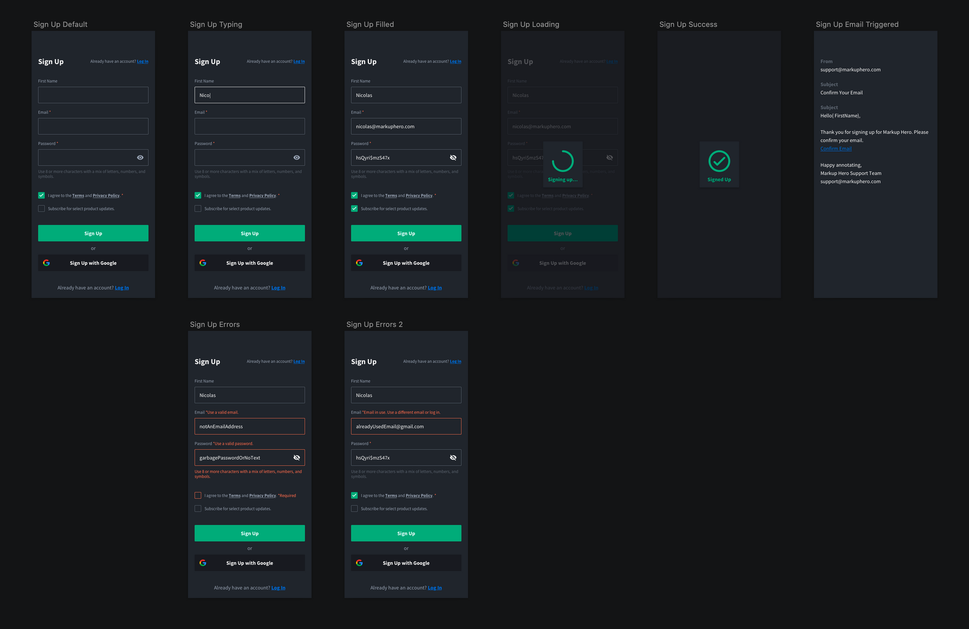 Accounts signup. Мокап UX UI. Обучение на сайте UX UI. File Manager UI. Users Management UI.