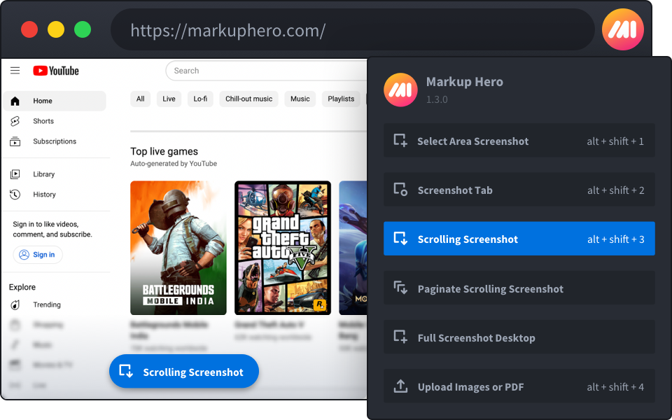 Capture Webpage Screenshots Easily with Markup Hero