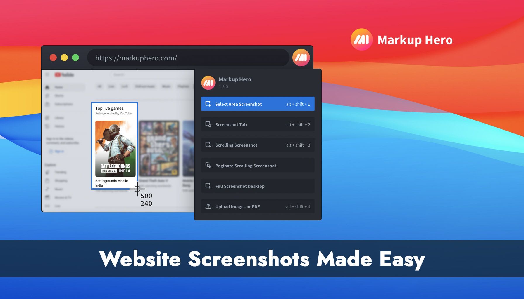 Webpage Screenshots Made Easy with Markup Hero