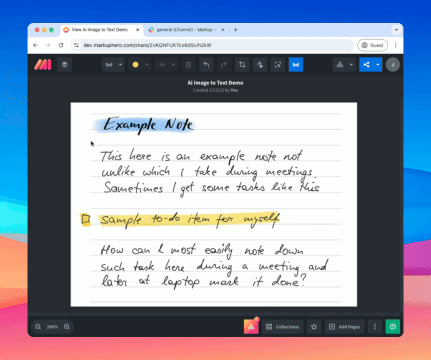 Convert screenshots to text.