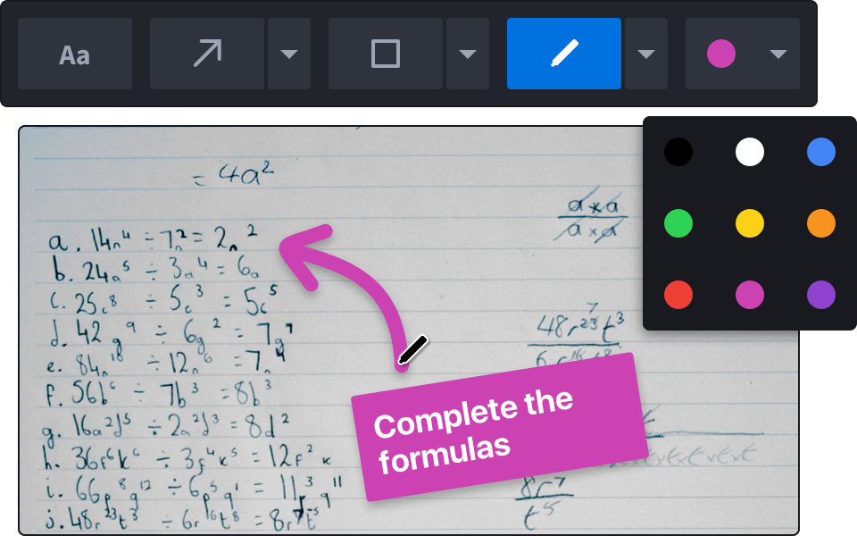 Teachers and students annotate with Markup Hero
